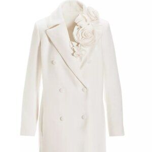 Rosette Mid-Length Tailored Coat